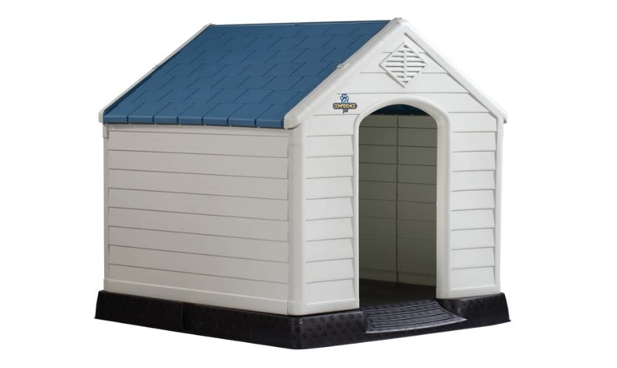 Plastic Outdoor Dog Kennel and House