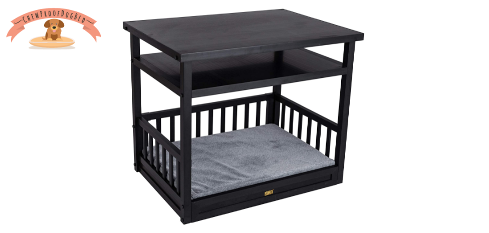 bunk bed with cot on bottom